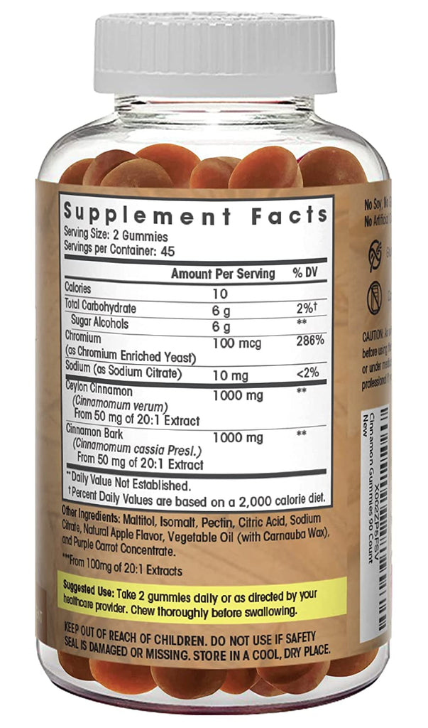 Buy Ceylon Cinnamon Gummies Flamingo Supplements LLC