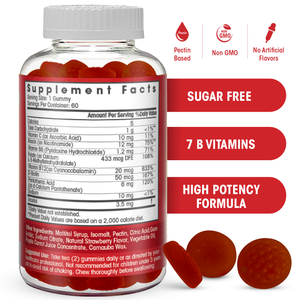 
                
                    Load image into Gallery viewer, Vitamin B Complex Gummies Now Sugar Free -  60 Count
                
            