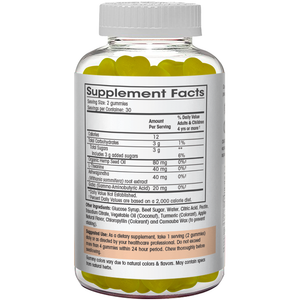 Ashwagandha Gummies Supplement Facts