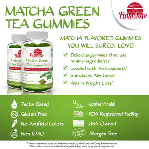 Matcha Green Tea Gummies - 60 Count