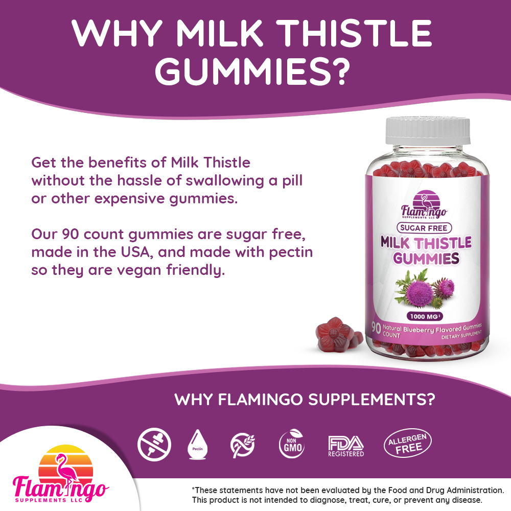 Milk Thistle Gummies - 90 Count