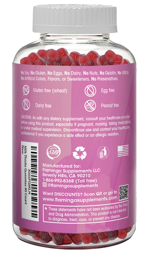 Milk Thistle Gummies - 90 Count