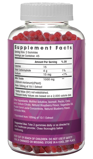 Milk Thistle Gummies - 90 Count