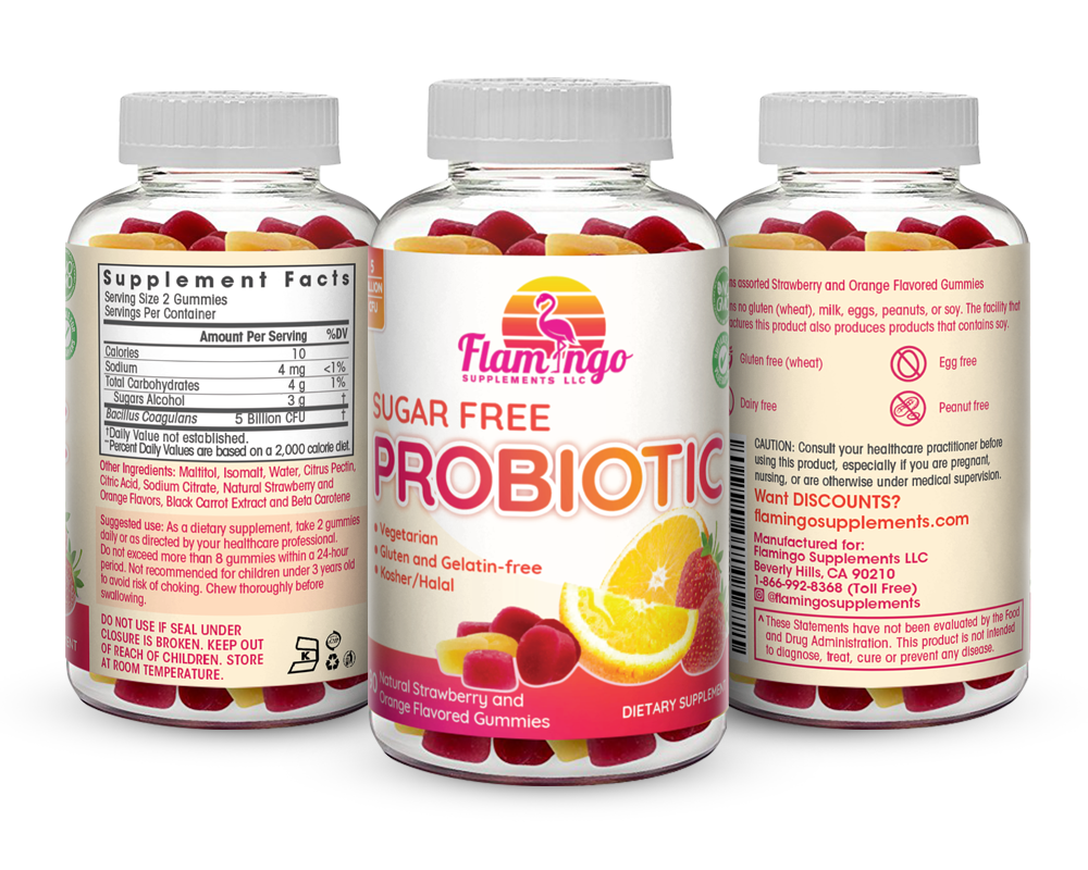 Buy wholesale Probiotics + Vitamins blackberry flavor gummies Aldous Labs