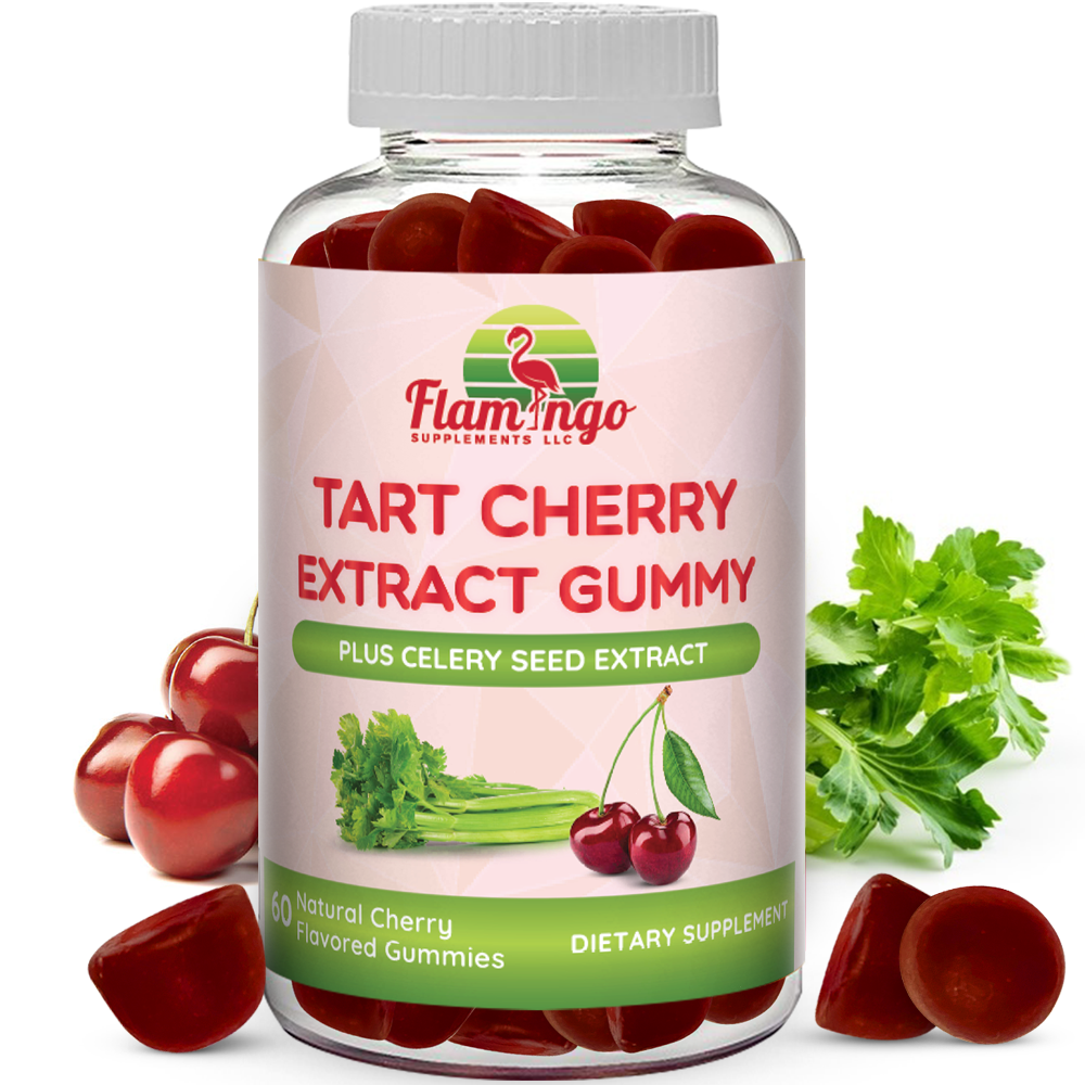 
                
                    Load image into Gallery viewer, Tart Cherry Gummy Flamingo Supplements
                
            