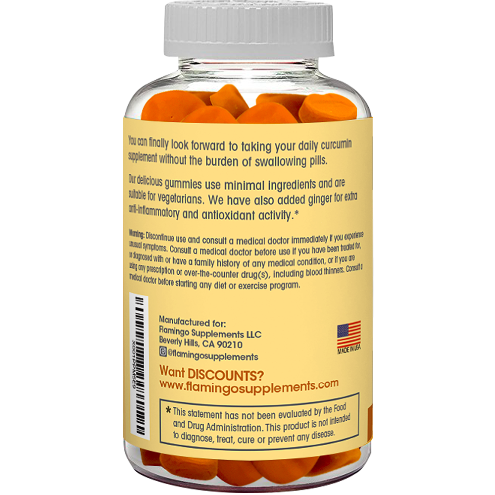 Turmeric Gummies Supplemental Facts